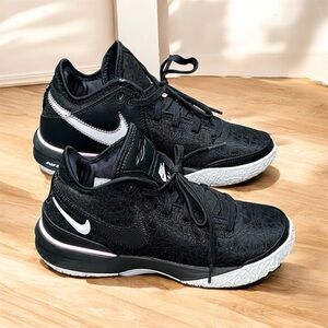 Nike Zoom LeBron NXXT Gen Black Soft Pink Men's Size 7 White DR8784 003